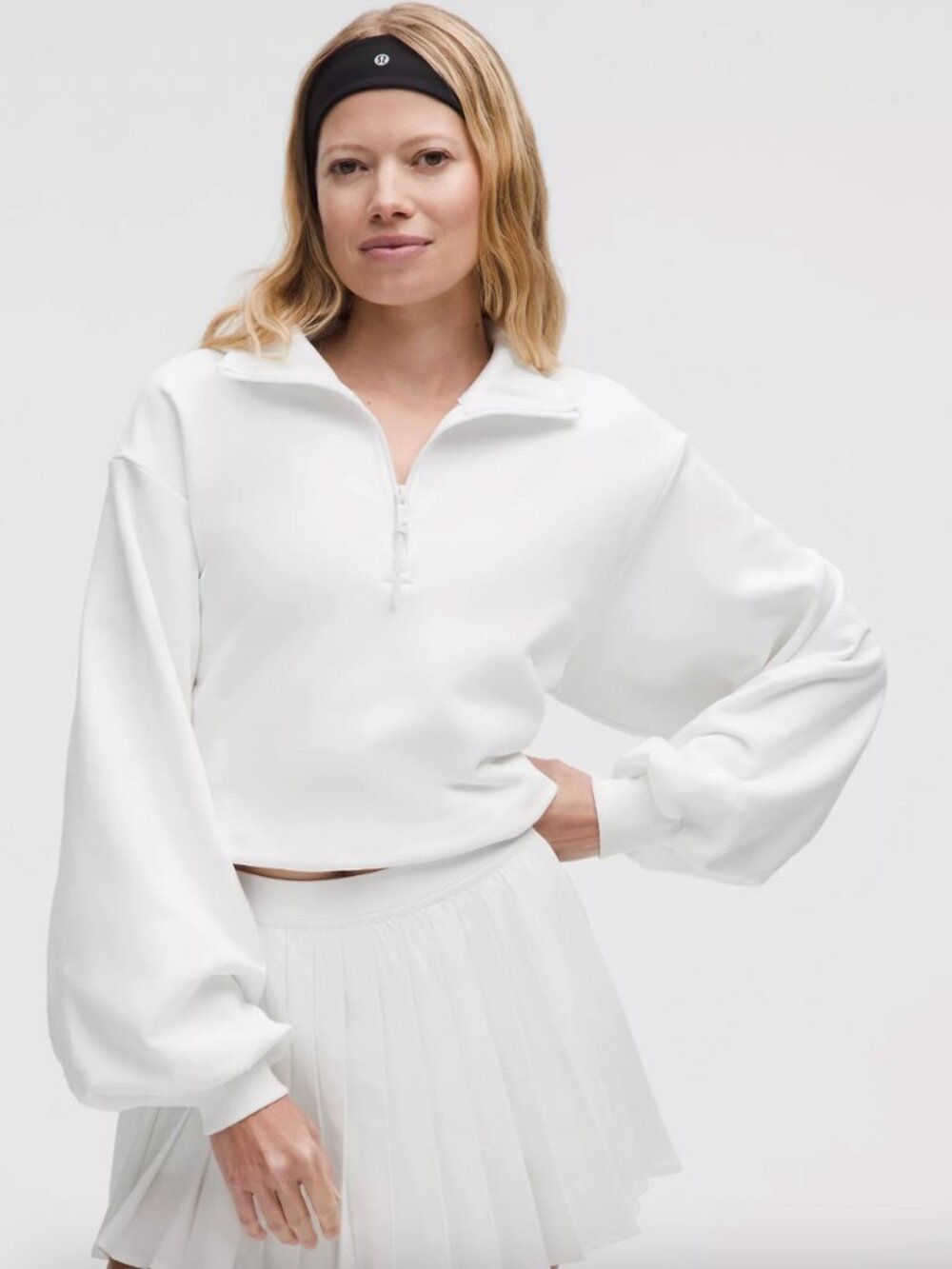 lululemon Cotton Terry Tennis Half Zip